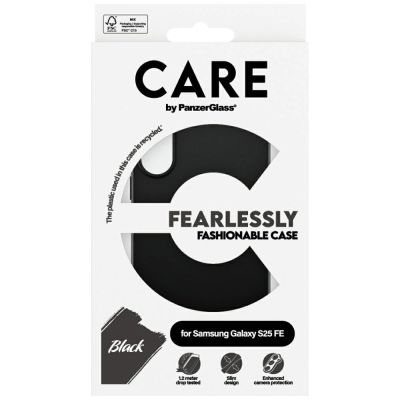 4. CARE by PanzerGlass Fashion Case for Samsung Galaxy S25 FE - Black