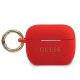 Guess Silicone Glitter Case for AirPods Pro - Red