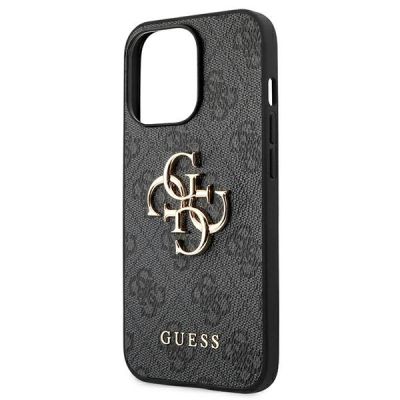 6. Guess GUHCP13L4GMGGR iPhone 13 Pro / 13 6.1" grey/grey hardcase 4G Big Metal Logo