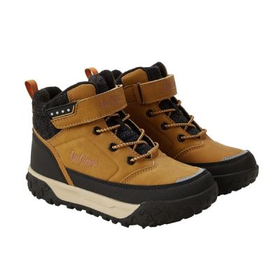 5. Lee Cooper brown ankle boots with Velcro closure