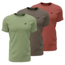 Men's T-shirt (SET OF 3 T-SHIRTS) 4F 4FWSS26TTSHM4480-90S