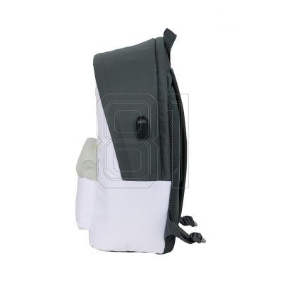 7. Real Madrid sports backpack with USB and laptop compartment double backpack 612554820