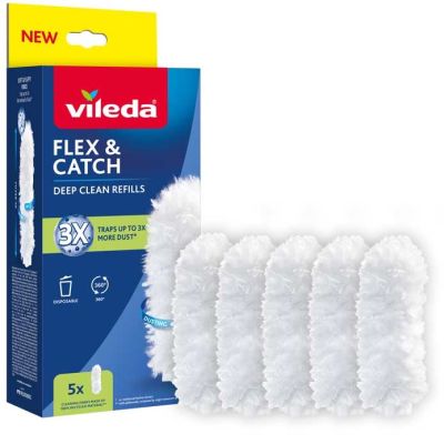 2. Vileda Flex&Catch duster inserts 5 pcs.