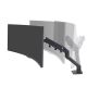 2. Ergotron HX DESK MONITOR ARM/WITH HD PIVOT MATTE BLACK