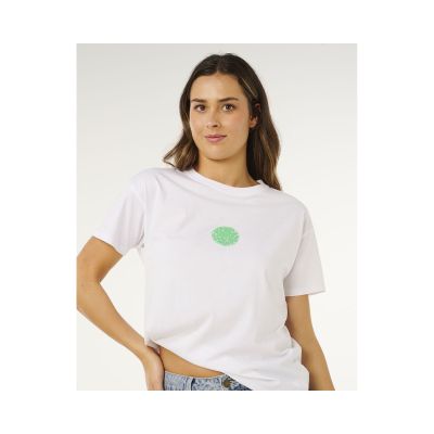 6. RIP CURL Icons Of Surf Relaxed Tee Women's White