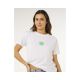 6. RIP CURL Icons Of Surf Relaxed Tee Women's White