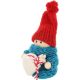13. DECORATIVE DOLL WITH BAG BLUE GIRL 7.5 CM