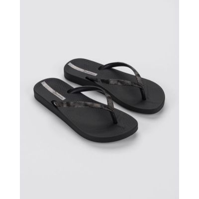 3. Ipanema Mesh IX comfortable women's flip-flops black