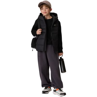 8. Boy's vest 4F M313 deep black 4FJWSS26TVJAM313 20S