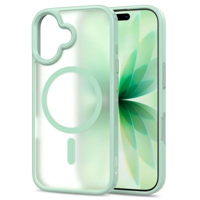 2. Tech-Protect MagMat MagSafe Case for iPhone 17 - Transparent Green