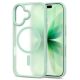 2. Tech-Protect MagMat MagSafe Case for iPhone 17 - Transparent Green