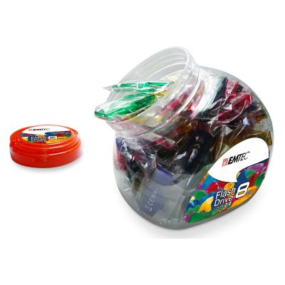 2. Emtec C410 Color Mix - Candy Jar 2.0 USB Flash Drive 32 GB USB Type-A Multicolor