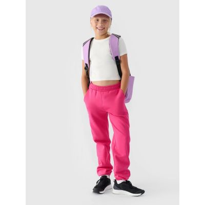 3. Girls' plain T-shirt 4F 4FJRSS24TTSHF2053-11S