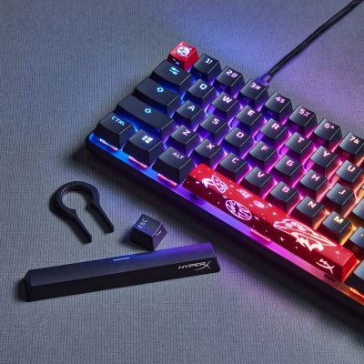 10. HyperX Alloy Origins 65 black / Gaming keyboard / mechanical / HyperX Red / US / RGB / USB-C