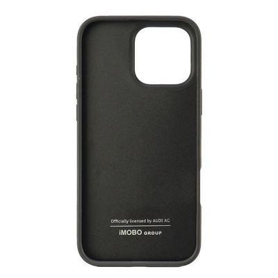 6. Audi Synthetic Leather iPhone 16 Pro Max 6.9" black/black hardcase AU-TPUPCIP16PM-GT/D2-BK