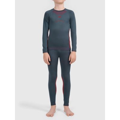 Boy's seamless ski underwear set 4F 4FJWAW26USEAM295-23S