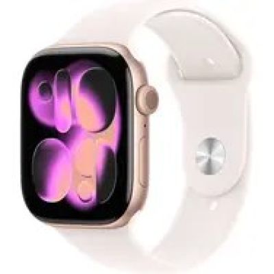 Smartwatch Apple Watch 11 GPS 42mm Rose Gold Alu Sport Band S/M Pink (MEU04MP-A)