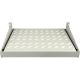 19" 2U sliding shelf, 350mm deep, gray, 4 mounting points ALANTEC