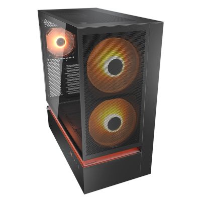 4. COUGAR CGR-2DA4B-M Midi Tower Case, Black