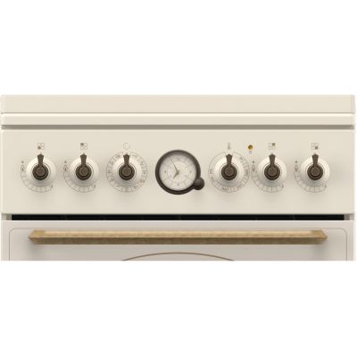 5. GORENJE GKS5B70CLI Retro gas-electric cooker | AirFry | convection | AquaClean | cream