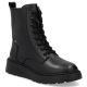 Women’s black lined leather ankle boots Rieker 70401-00