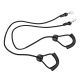 50. Straight stepper with cables HMS S3092 orange and white