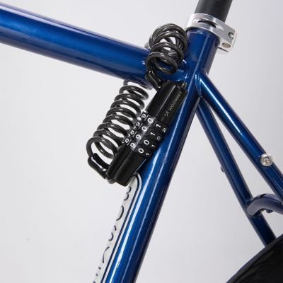 10. Wozinsky WBN-01R bicycle lock for a bicycle helmet, waterproof, 4-digit combination - black