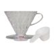 Hario Plastic Drip V60-02 - Clear