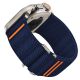 3. Tech-Protect Nylon Slip Strap for Apple Watch 44 / 45 / 46 / 49 mm - Navy Blue