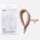 7. Ringke Holder & Puffer Hand Strap Phone Lanyard - Pink