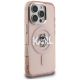 4. Karl Lagerfeld IML Choupette Sketch Logo MagSafe Case for iPhone 16 Pro - Pink