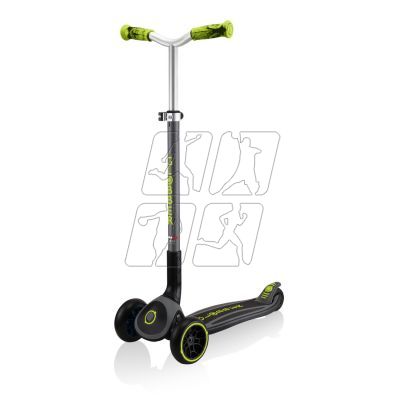 3. Globber Master Prime 3-Wheel Scooter / Black - Lime Green 664-106