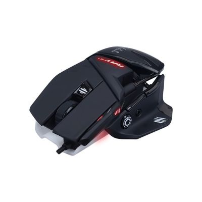 4. Mad Catz THE AUTHENTIC RAT 4+ gaming mouse (MR03MCINBL000-0)
