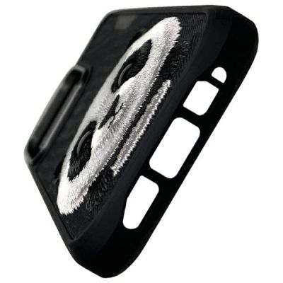 6. Nimmy Big Eyed Pet 2.0 Panda case for iPhone 16 Pro Max - black