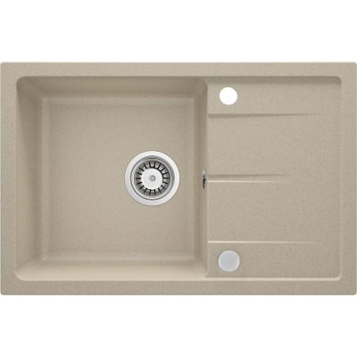 Single-bowl granite sink with drainer ZRD_7113 5908212084458