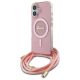 2. Guess Crossbody Cord Script MagSafe iPhone 16 Case - Pink