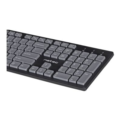 8. NATEC KEYBOARD DISCUS 2 US SLIM BLACK NKL-1829