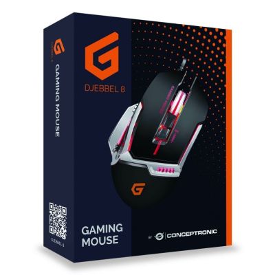9. Conceptronic DJEBBEL 8 Gaming Mouse Right-handed USB Type-A Optical 4000 DPI