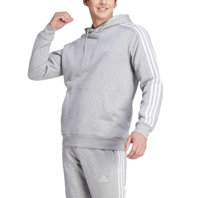 9. adidas Essentials Fleece 3-Stripes Hoodie M IJ6474