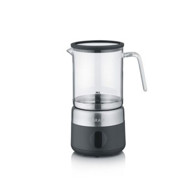 11. Graef MS802 Automatic Milk Frother/Warmer Black, Stainless Steel