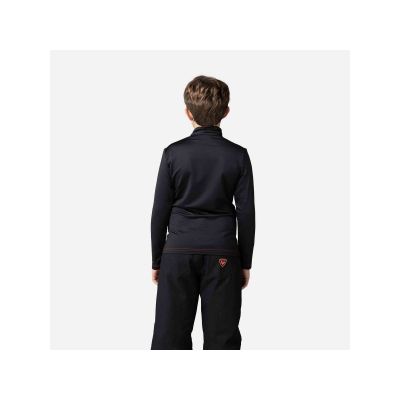 4. ROSSIGNOL Boy Hero 1/2 Zip Warm Stretch Sweatshirt Black