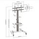 11. Equip 650630 TV mount 2.18 m (86") Silver