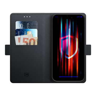 12. 3mk Wallet Case for iPhone 17 - Black