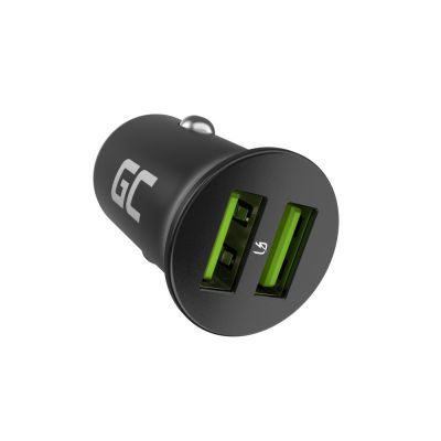 2. GREEN CELL CAR CHARGER GC POWERRIDE NANO36 36W 6A 2X USB-A