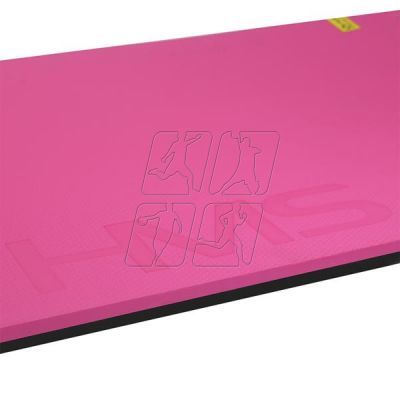 3. Club fitness mat with holes HMS Premium MFK02 Pink-Black