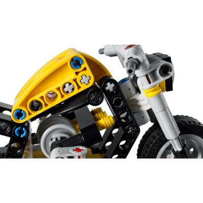 8. LEGO Technic 42225 - Yellow Motorcycle