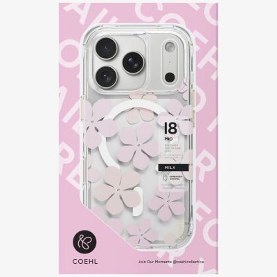 5. Uniq Coehl Mila Magnetic Charging Case for iPhone 18 Pro / 17 Pro - Pink