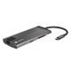 3. NATEC MULTIPORT ADAPTER FOWLER PLUS USB-C->USB 3.0 3X, HDMI 4K, USB-C PD, RJ45, MICRO SD NMP-1690