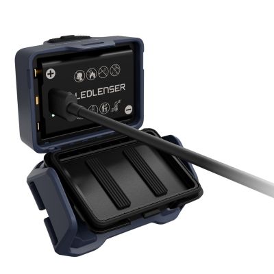 4. Ledlenser HF4R Headlamp Smoky Blue