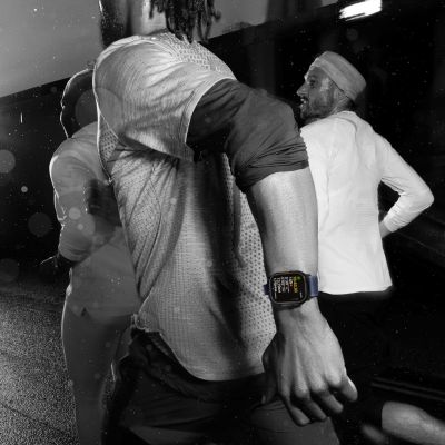 3. Apple Watch Ultra 2 GPS + Cellular 49mm Titanium Case with Black Titanium Milanese Strap - M